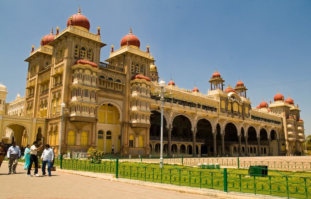 The grand and mystic Mysore Palace in Mysore