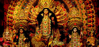 Maa Durga being worshipped during Chaitra Navaratri