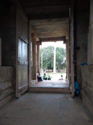 A view of the Entrance door from Inside
